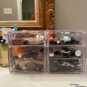 Acrylic makeup organizer (makeup NOT included)